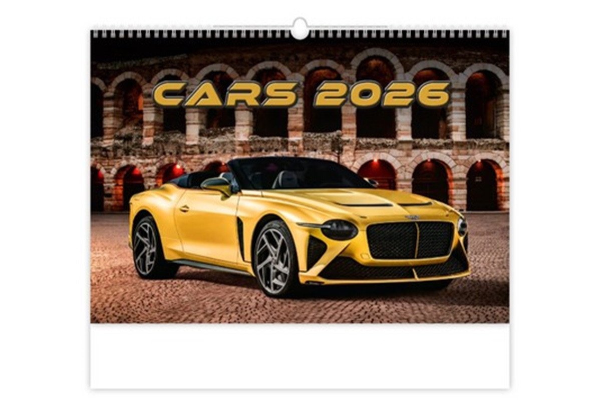 NÁSTĚNNÝ KALENDÁŘ 2026 CARS