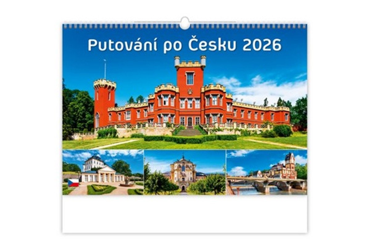 2026 PUTOVÁNÍ PO ČESKU NÁSTĚNNÝ