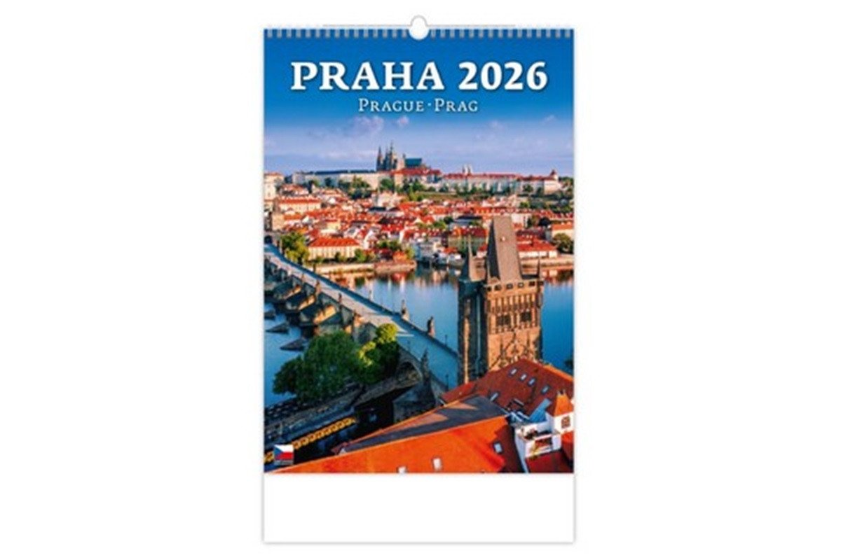 NÁSTĚNNÝ KALENDÁŘ 2026 PRAHA