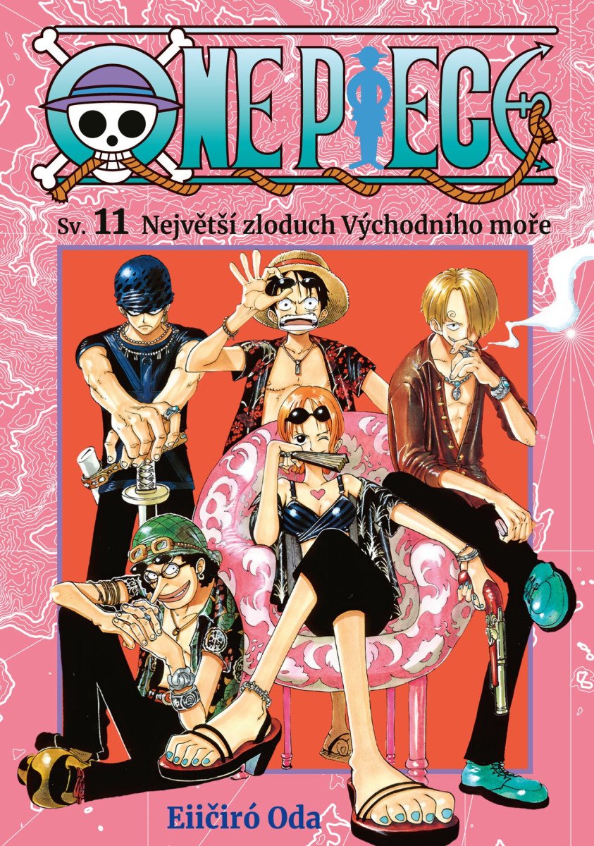 Obálka knihy ONE PIECE 11 - NEJVĚTŠÍ ZLODUCH VÝCHODNÍHO MOŘE od autora Oda Eiichiro