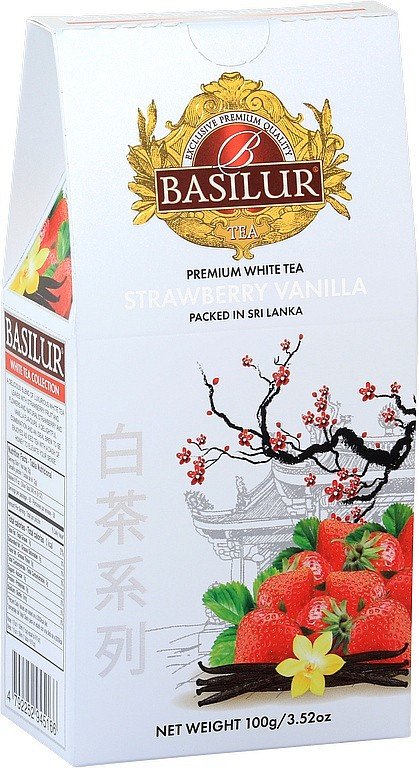ČAJ BASILUR 4007 WHITE TEA STRAWBERRY [SYPANÝ]