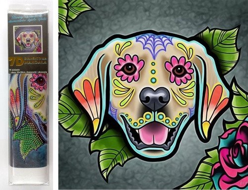 DIAMANTOVÉ MALOVÁNÍ 7D LABRADOR