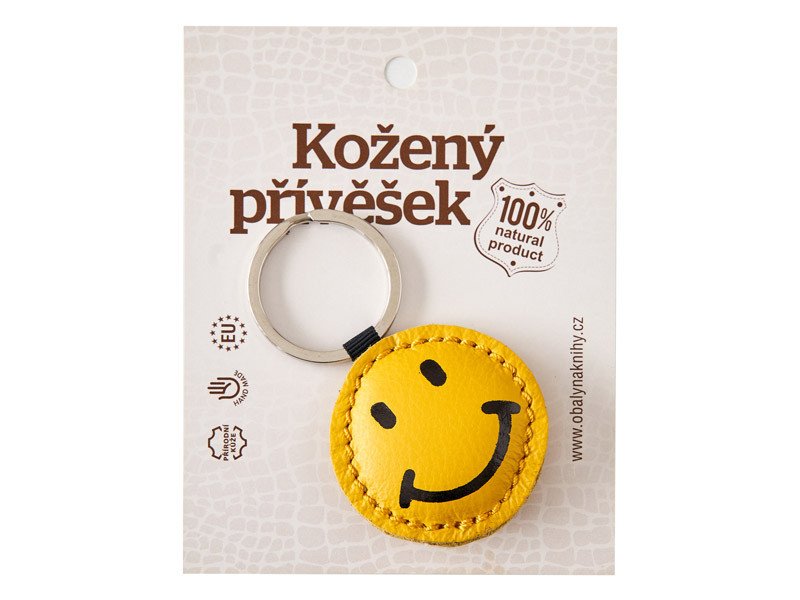 Obálka knihy KOŽENÝ PŘÍVĚŠEK SMAJLÍK (KLÍČENKA) od autora <br>