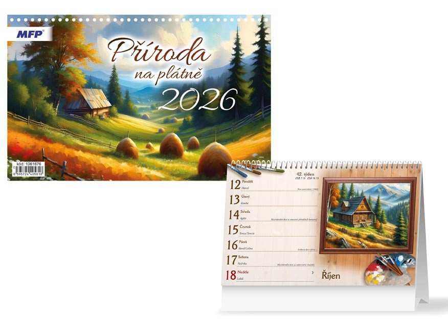 2026 PŘÍRODA NA PLÁTNĚ STOLNÍ