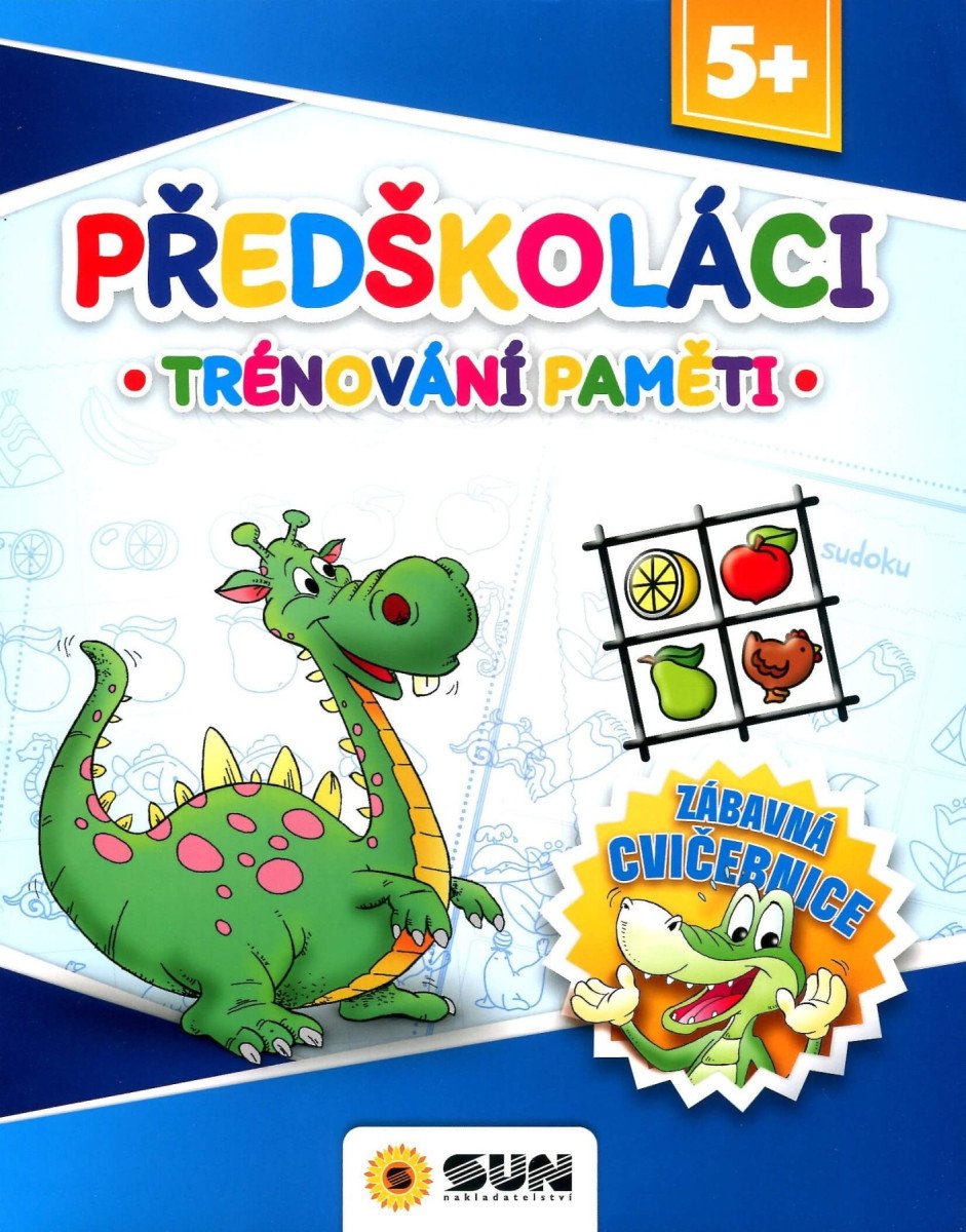 Obálka knihy PŘEDŠKOLÁCI - TRÉNOVÁNÍ PAMĚTI 5+ od autora <br>