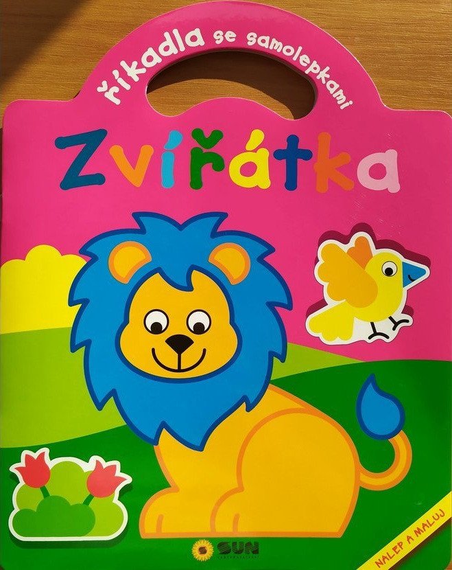 Obálka knihy ZVÍŘÁTKA - ŘÍKADLA SE SAMOLEPKAMI od autora <br>