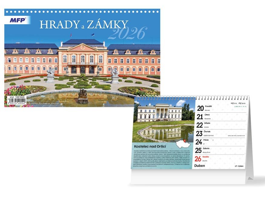 KALEND 2026 STOLN HRADY A ZMKY