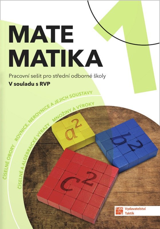 MATEMATIKA 1 PRO SOŠ - PRACOVNÍ SEŠIT