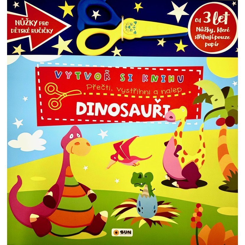 DINOSAU�I VYTVO� SI KNIHU + NَKY 3+