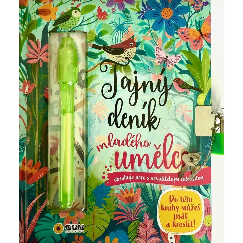 Obálka knihy TAJNÝ DENÍK MLADÉHO UMĚLCE (OBSAHUJE PERO S NEVID.INK.) od autora <br>
