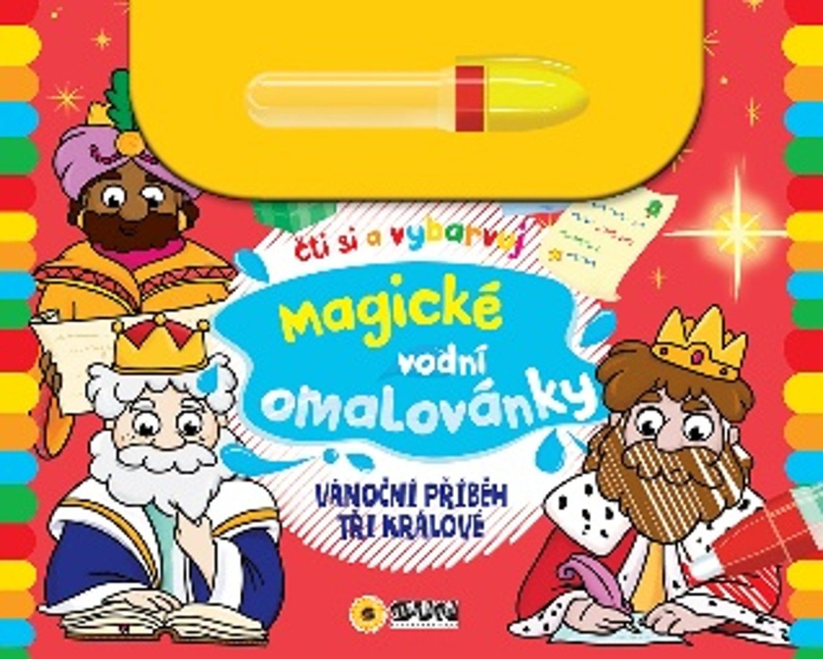 Obálka knihy MAGICKÉ VODNÍ OMALOVÁNKY (+ KOUZELNÉ VODNÍ PERO) od autora <br>