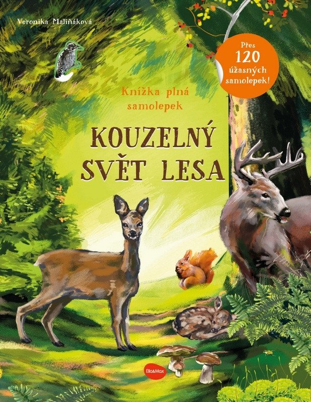 KOUZELNÝ SVĚT LESA KNIHA SAMOLEPEK