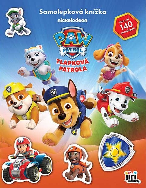 TLAPKOVÁ PATROLA SAMOLEPKOVÁ KNÍŽKA