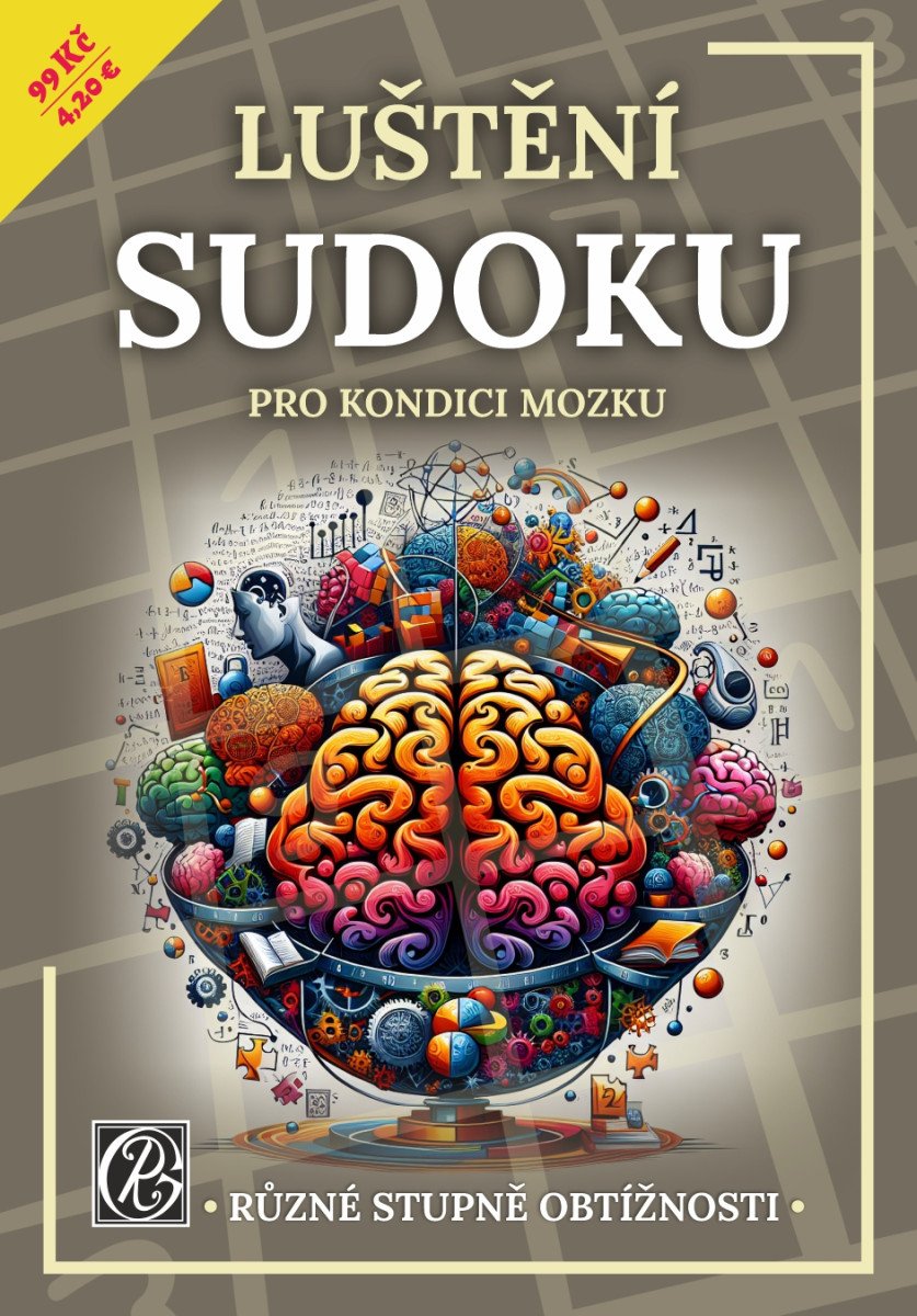 Obálka knihy LUŠTĚNÍ SUDOKU PRO KONDICI MOZKU od autora <br>