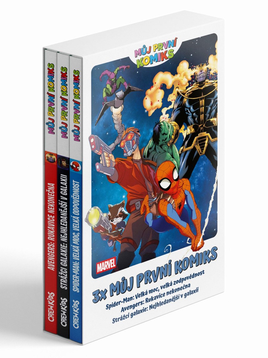 3X MŮJ PRVNÍ KOMIKS: AVENGERS, SPIDER-MA