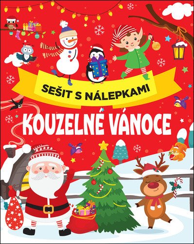KOUZELNÉ VÁNOCE SEŠIT S NÁLEPKAMI