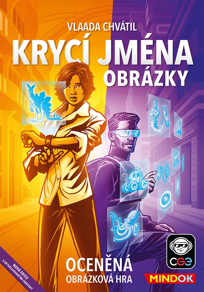 Obálka knihy KRYCÍ JMÉNA: OBRÁZKY (OBRÁZKOVÁ HRA) od autora <br>
