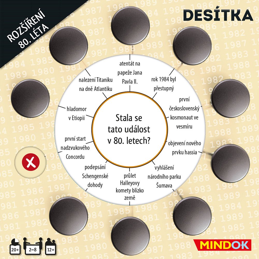 DESÍTKA: 80. LÉTA (ROZŠÍŘENÍ)
