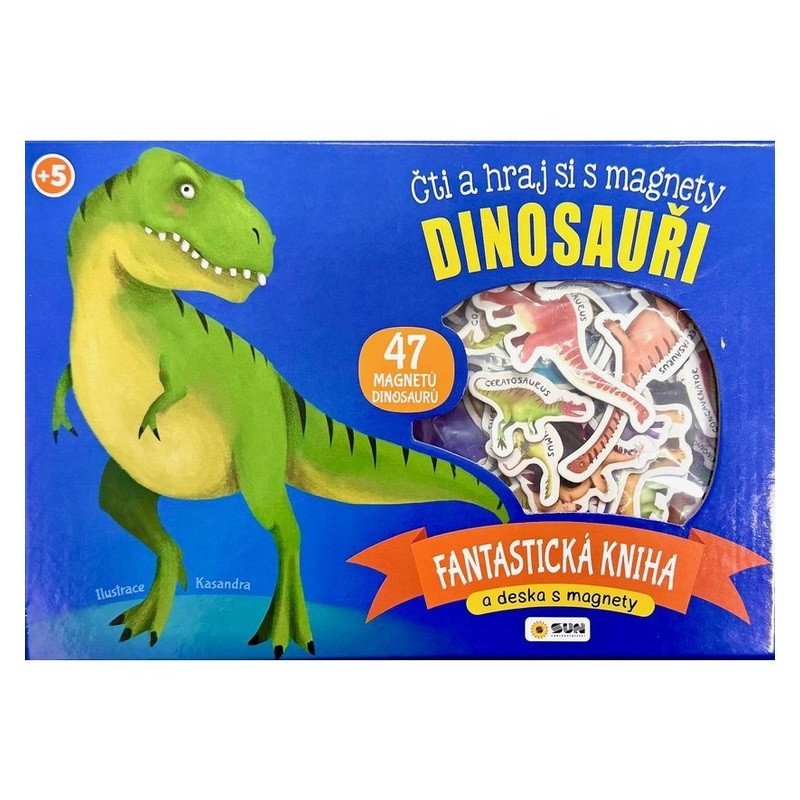 ČTI A HRAJ SI S MAGNETY - DINOSAUŘI