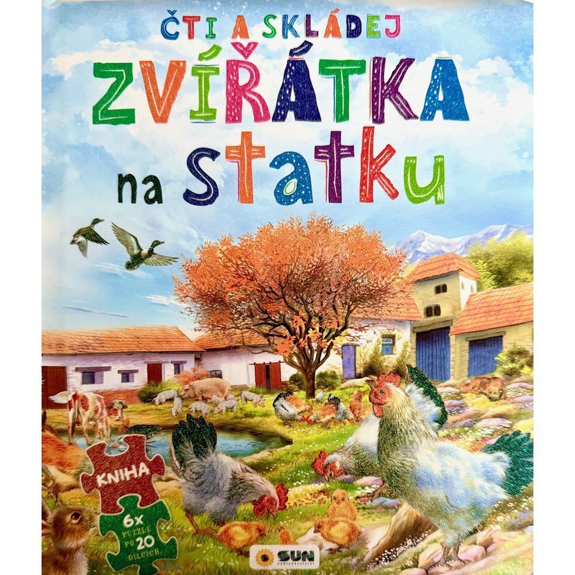 ČTI A SKLÁDEJ - ZVÍŘÁTKA NA STATKU