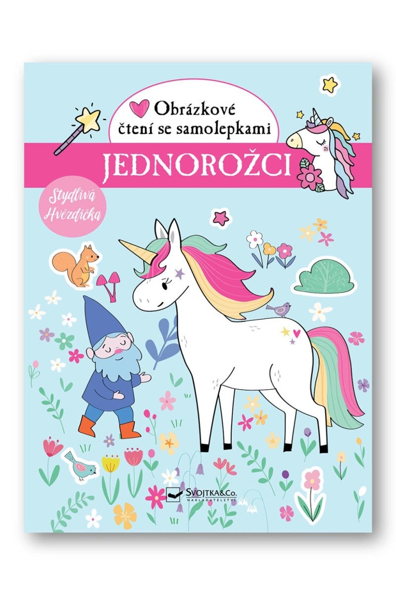 JEDNOROŽCI - OBRÁZKOVÉ ČTENÍ SE SAMOLEPKAMI