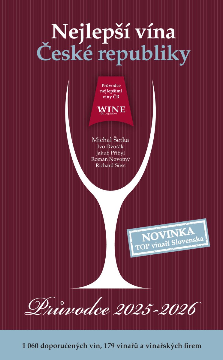 Obálka knihy NEJLEPŠÍ VÍNA ČESKÉ REPUBLIKY 2025-2026 od autora kolektiv