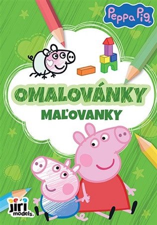 Obálka knihy PRASÁTKO PEPPA - OMALOVÁNKY A5 od autora <br>