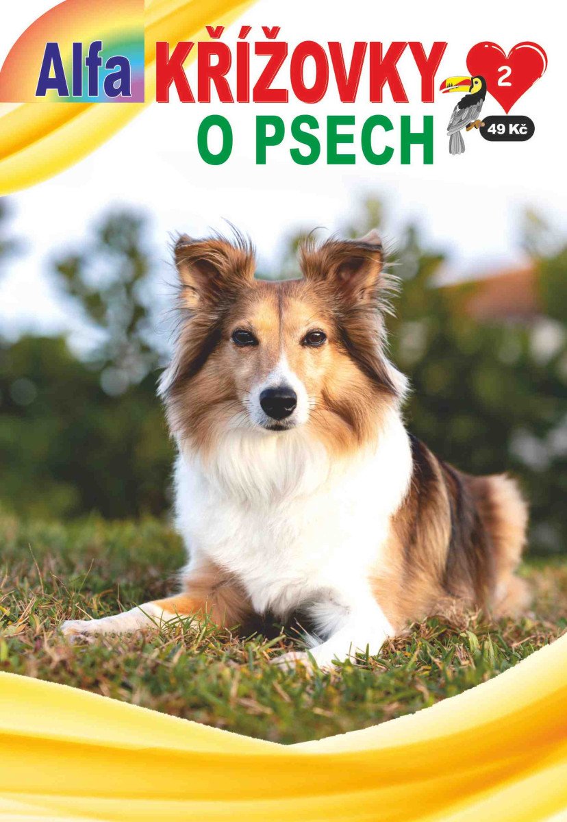 Obálka knihy KŘÍŽOVKY O PSECH 2/2025 od autora <br>