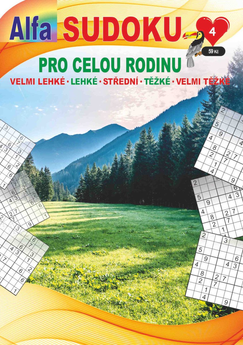Obálka knihy SUDOKU PRO CELOU RODINU 04/2025 od autora neuveden