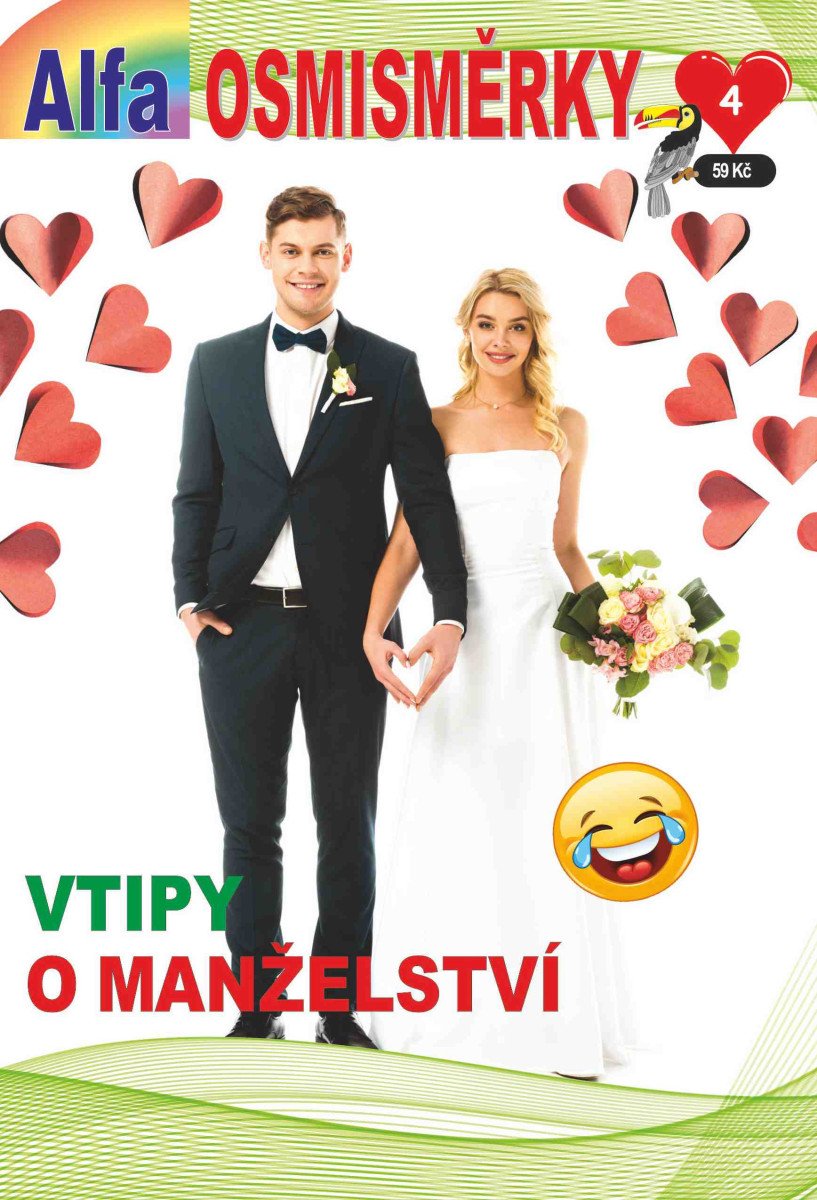 Obálka knihy OSMISMĚRKY 04/2025 - VTIPY O MANŽELSTVÍ od autora <br>