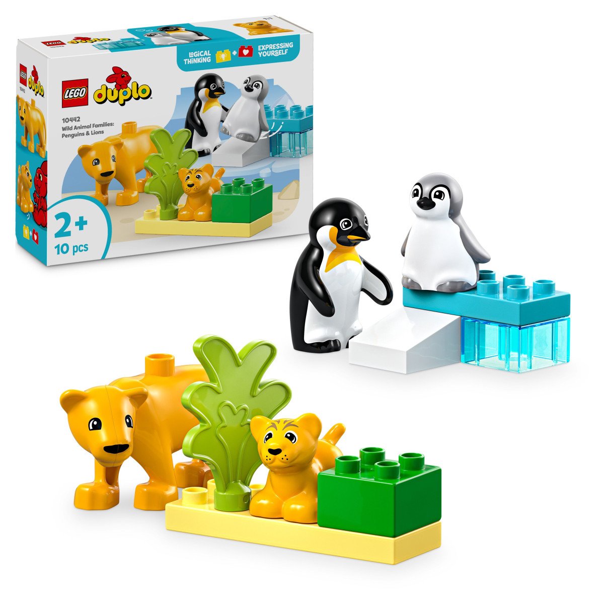 LEGO  DUPLO  10442 RODINKY DIVOKÝCH ZVÍŘ