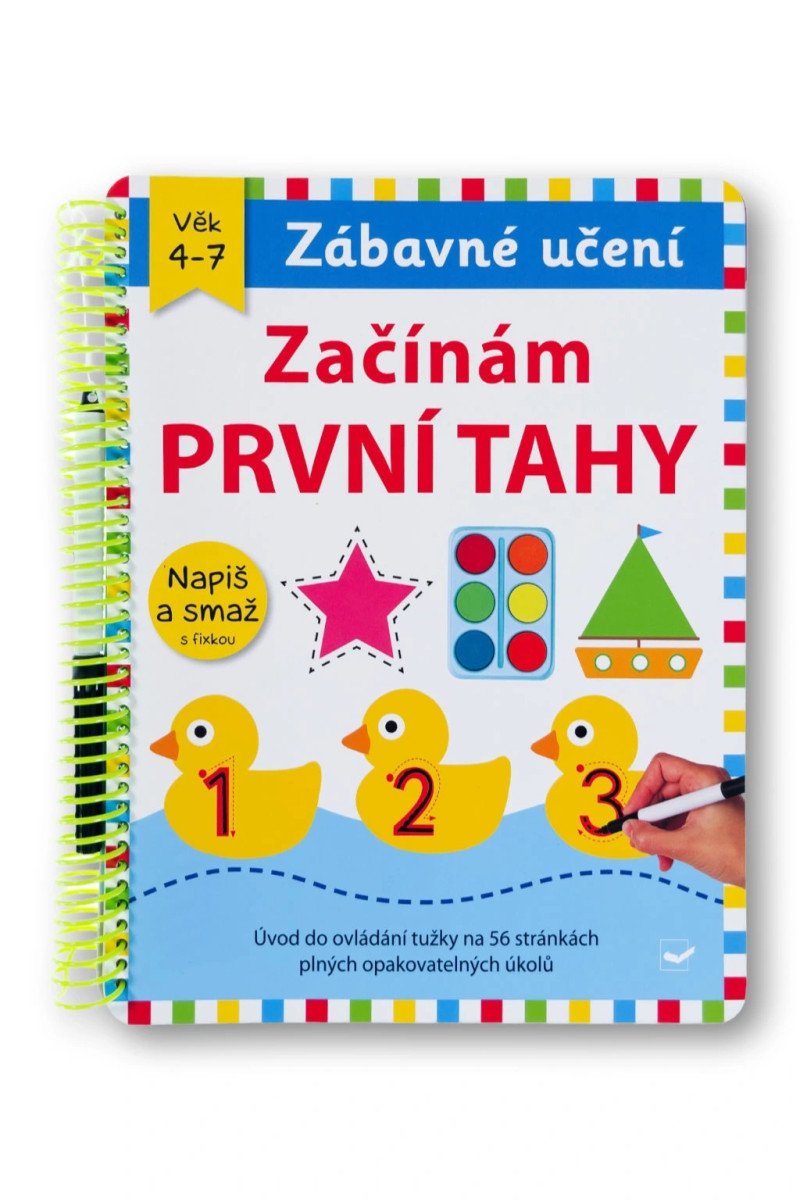 Obálka knihy ZAČÍNÁM PRVNÍ TAHY - NAPIŠ A SMAŽ S FIXOU od autora Chapman Aimée