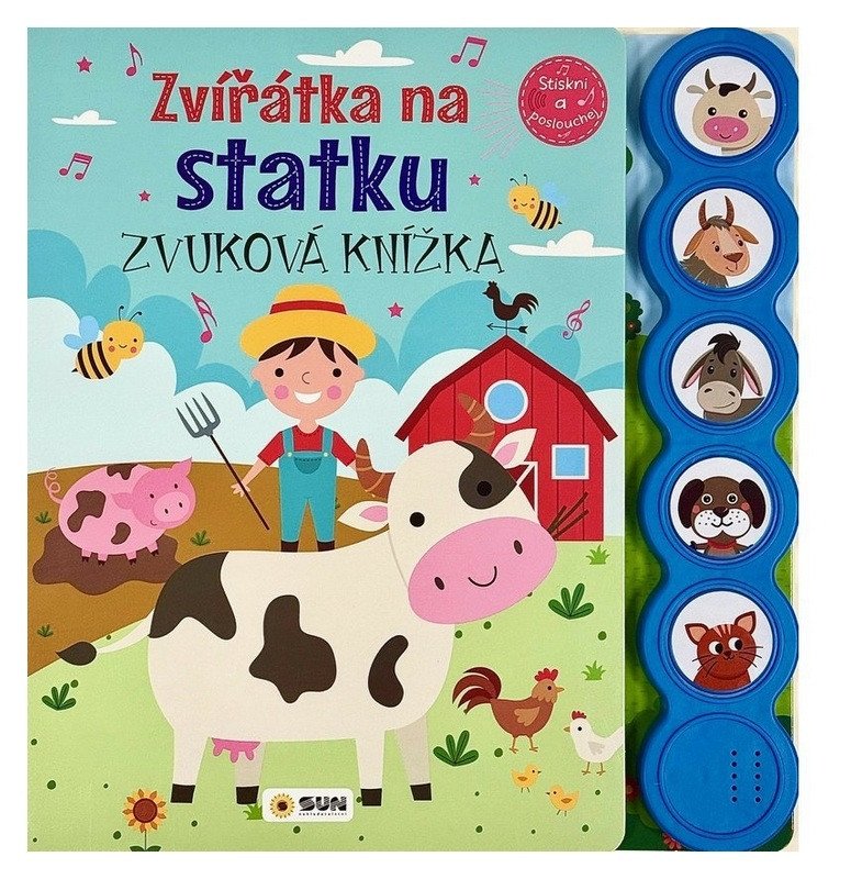 Obálka knihy ZVÍŘÁTKA NA STATKU - ZVUKOVÁ KNÍŽKA od autora <br>