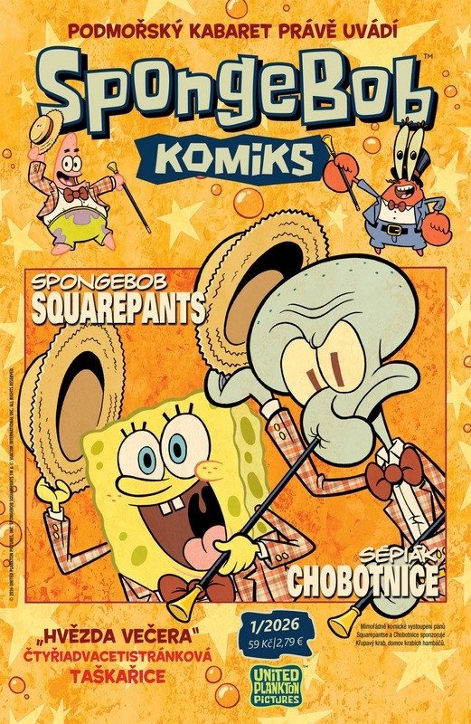Obálka knihy SPONGEBOB 1/2026 od autora <br>