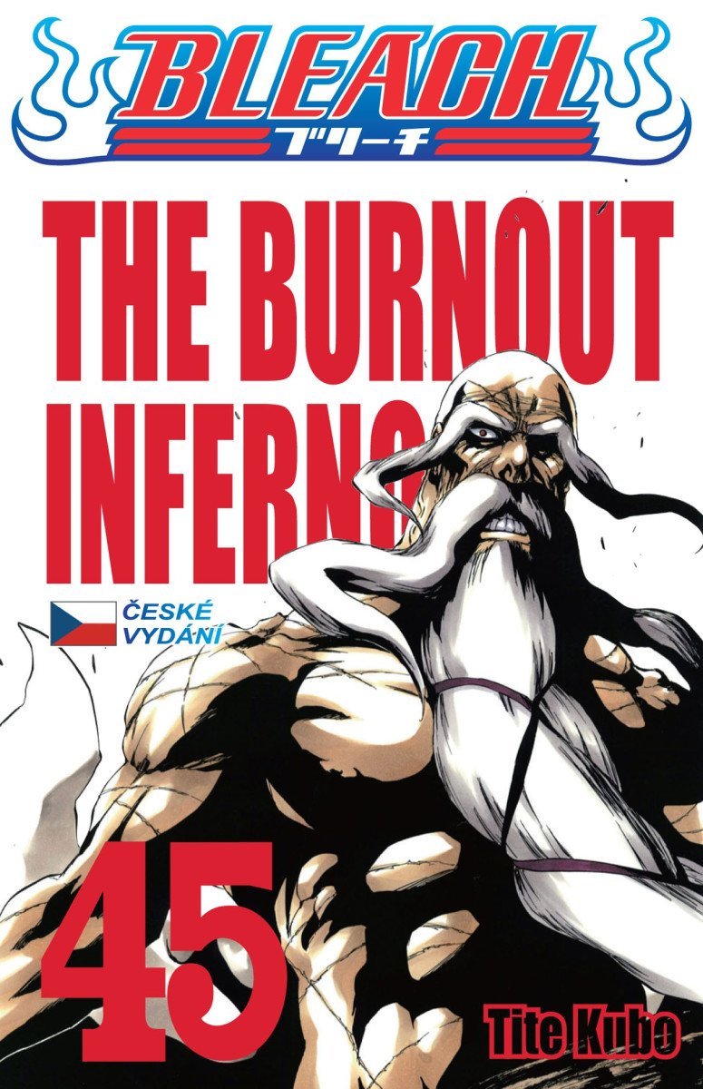 Obálka knihy BLEACH 45: THE BURNOUT INFERNO od autora Kibo Tite
