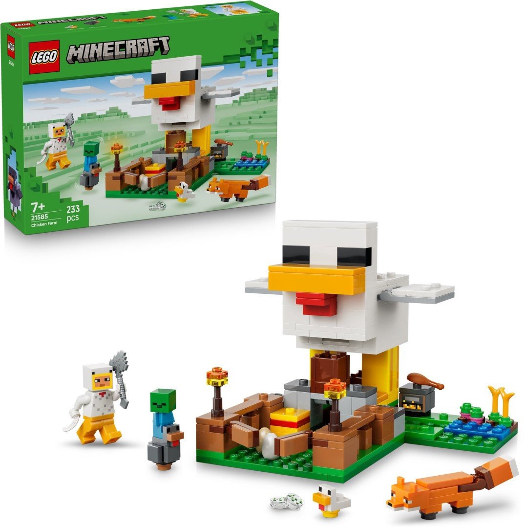 LEGO  MINECRAFT  21585 SLEPIČÍ FARMA