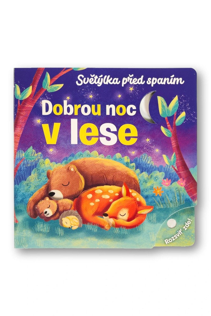 SVĚTÝLKA PŘED SPANÍM DOBROU NOC V LESE