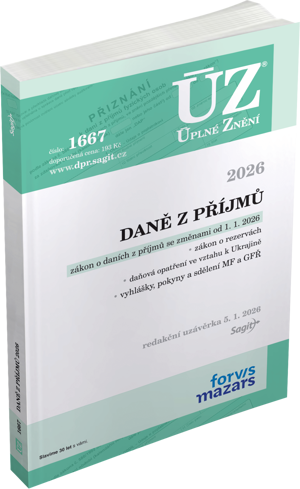 ÚZ 1667 DANĚ Z PŘÍJMŮ 2026 K 5/1/26