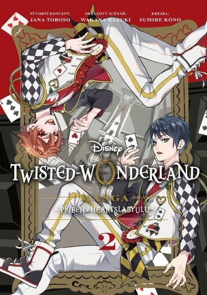 Obálka knihy TWISTED WONDERLAND 2 - PŘÍBĚH Z HEARTSLA od autora Toboso Jana,  Hazuki Wakana