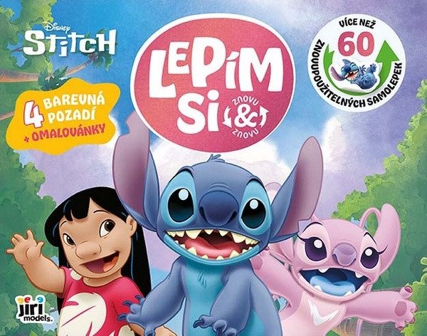 Obálka knihy LEPÍM SI ZNOVU A ZNOVU - LILO & STITCH od autora <br>