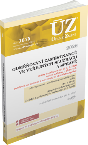 ÚZ 1675 ODMĚŇOVÁNÍ ZAMĚSTNANCŮ VE VEŘEJNÝCH SLUŽBÁCH A SPRÁV