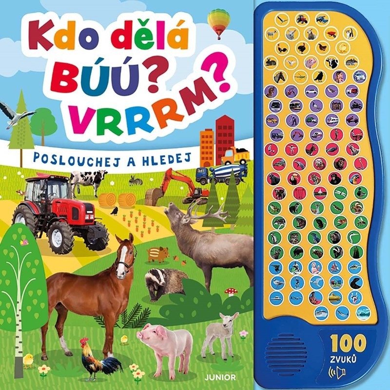 KDO DĚLÁ BÚÚ? VRRRM? POSLOUCHEJ A HLEDEJ