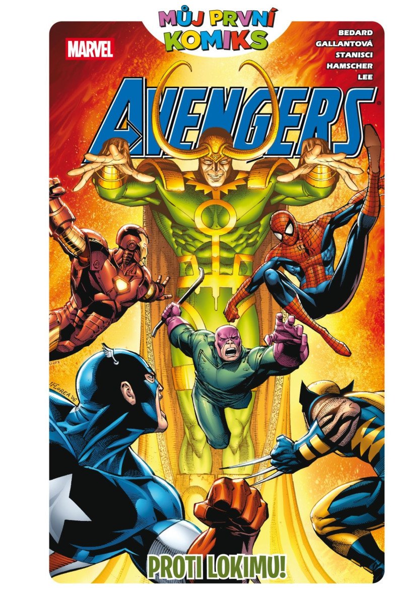 Obálka knihy MŮJ PRVNÍ KOMIKS AVENGERS - PROTI LOKIMU od autora kolektiv