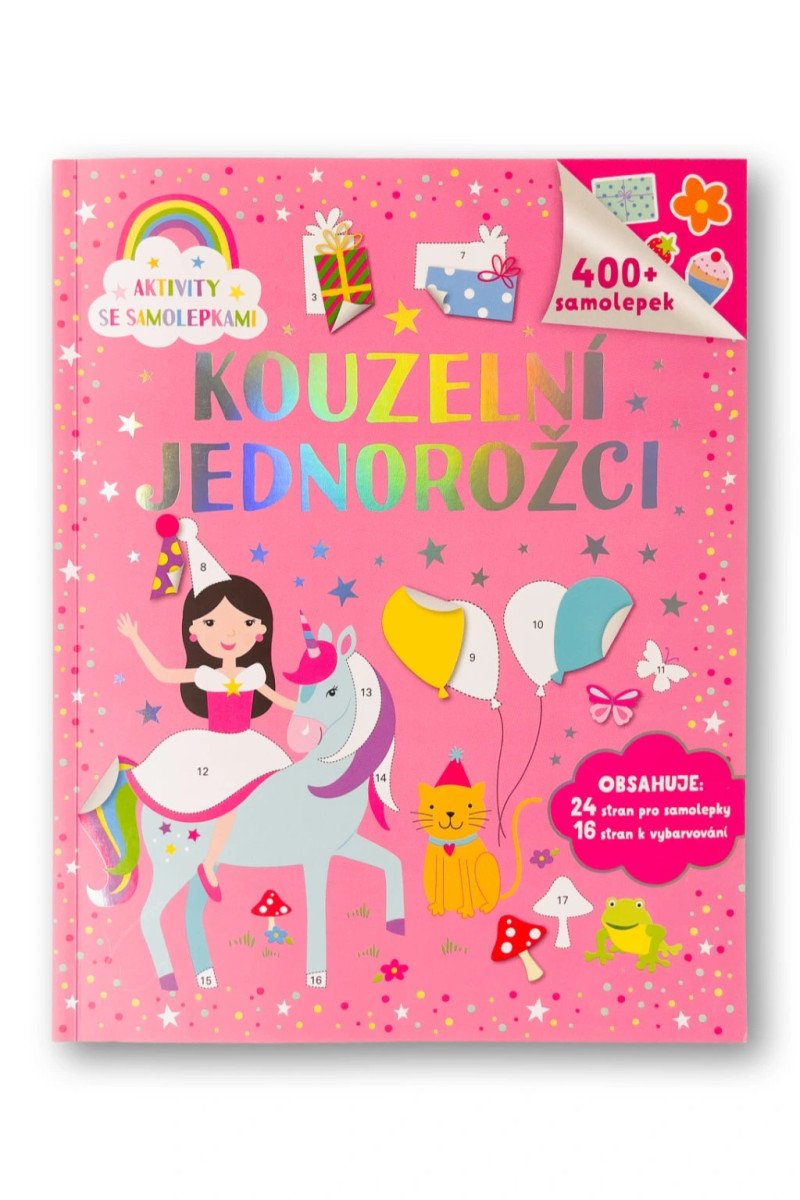 KOUZELNÍ JEDNOROŽCI 400 SAMOLEPEK