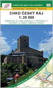 CHKO ČESKÝ RÁJ 1:25 000 / 119 TURISTICKÉ