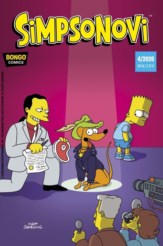 Obálka knihy SIMPSONOVI 4/2026 od autora <br>