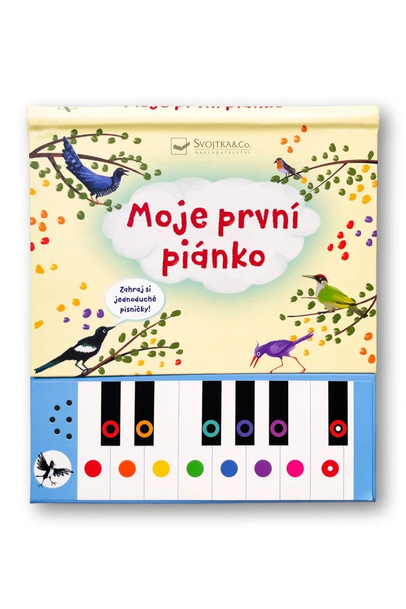 Obálka knihy MOJE PRVNÍ PIÁNKO ZAHRAJ SI JEDNODUCHÉ PÍSNIČKY od autora <br>