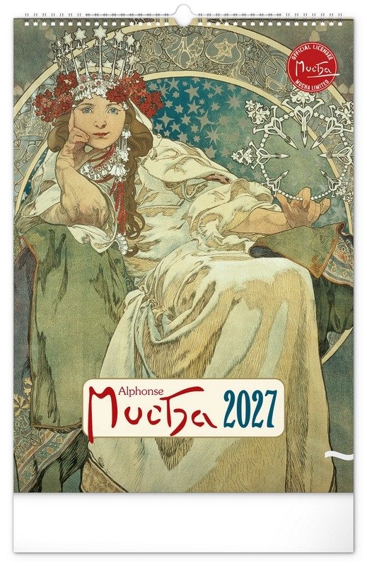 2027 ALFONS MUCHA NÁSTĚNNÝ