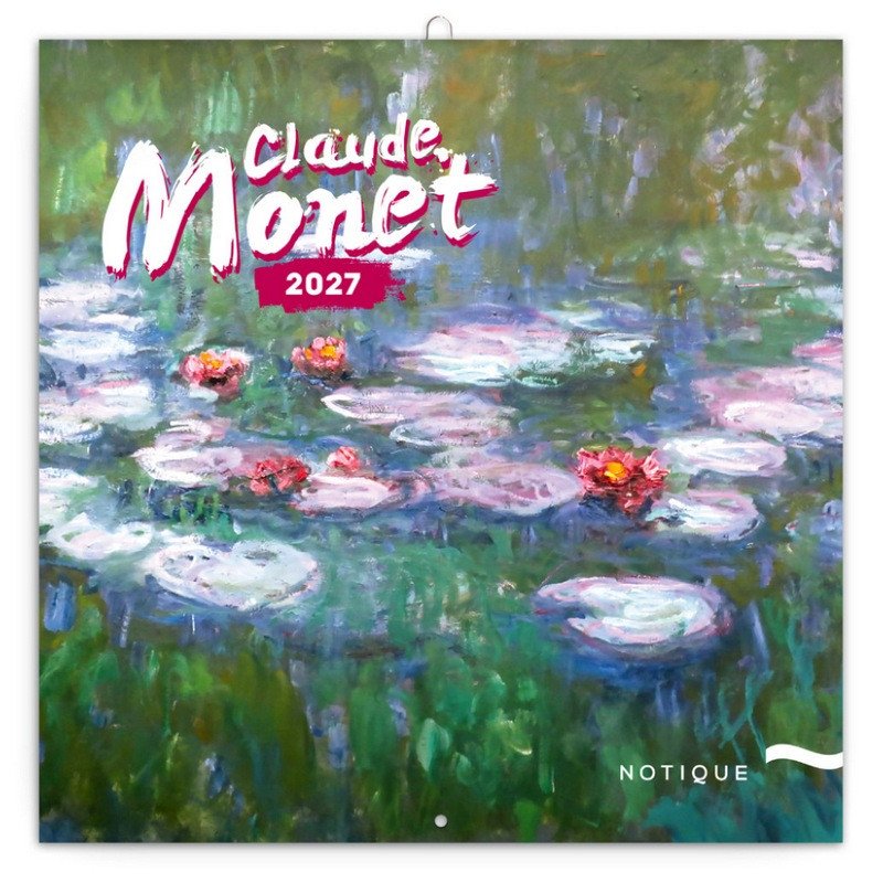 CLAUDE MONET 2027 KALENDÁŘ NÁSTĚNNÝ