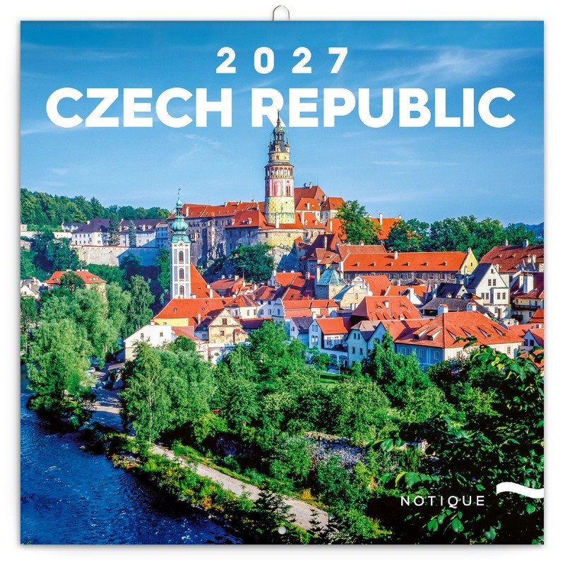 ČESKÁ REPUBLIKA  2027 KALENDÁŘ NÁSTĚNNÝ